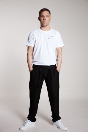 Schwarze Chino für Herren von Elternhaus